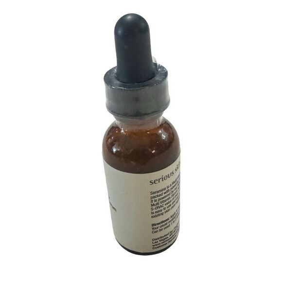 SERIOUS SKINCARE FACE SERUM 1oz SERAMINS POWERED BY C MULTI VITAMIN - BRAND NEW - Picture 2 of 5